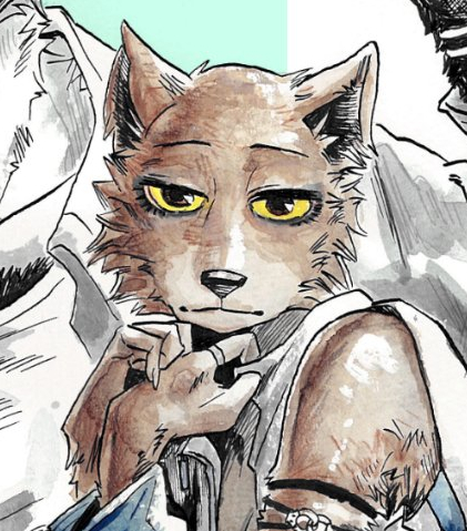 A drawing of ai from beastars